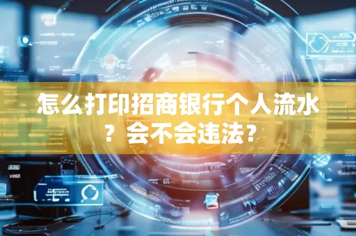 怎么打印招商银行个人流水？会不会违法？